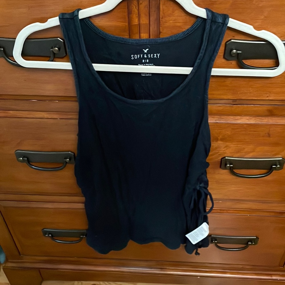 American eagle ribbed tank top